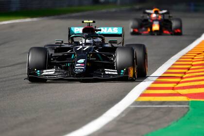 Valtteri Bottas no logró incomodar a Lewis Hamilton en el Gran Premio de Bélgica; con el segundo puesto, el finlandés suma 107 puntos y marcha tercero en el campeonato de Pilotos, a 50 unidades del británico y a tres de Max Verstappen