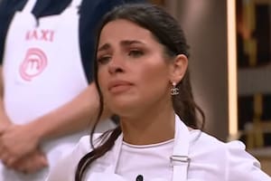 Valu Cervantes se emocionó hasta las lágrimas en MasterChef por el plato que le dedicó a su padre (Foto: Captura de video / Telefe)