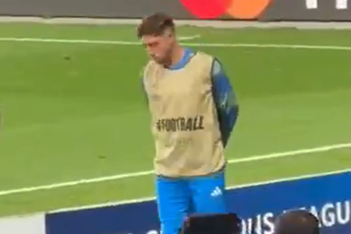 Valverde y una curiosa actitud antes del partido de Real Madrid por la Champions