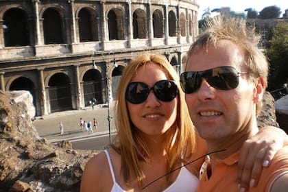 Vane y Yannik, en uno de los tantos viajes que hicieron tras conocerse