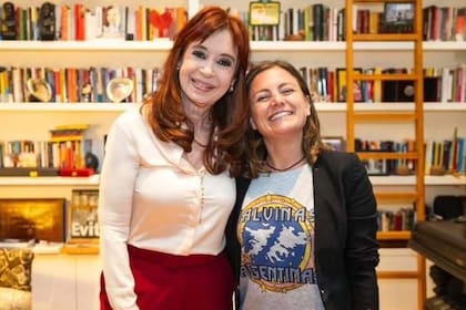 Vanesa Siley con Cristina Kirchner