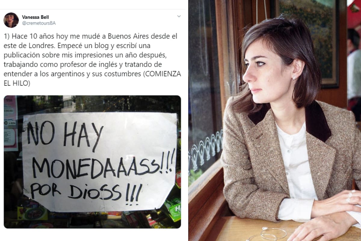 Vanessa Bell es la británica instalada en Argentina que días atrás se hizo viral por compartir un hilo con curiosidades de los argentinos