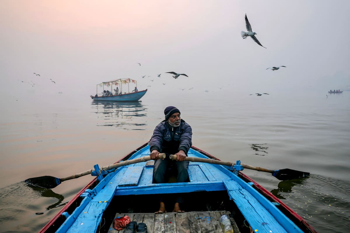 Varanasi, India. Edición fotográfica de Jesica Rizzo