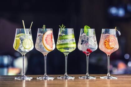 Variantes del gin-tonic moderno