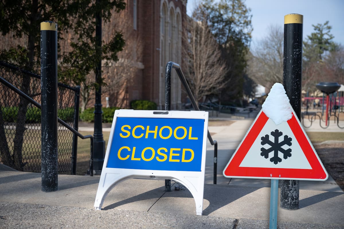 Varias escuelas del noreste tomaron la decisión preventiva de cerrar sus puertas debido a un sistema invernal