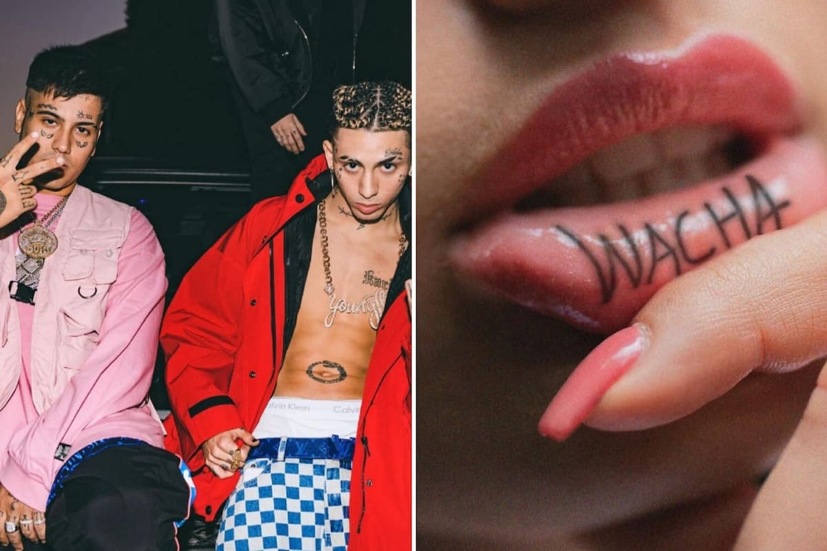 Varias famosas se mostraron en las redes con la palabra "Wacha" escrita sobre sus labios y el jueves por la noche se supo el motivo