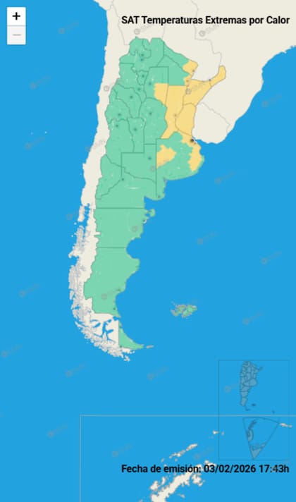 Varias provincias se ven afectadas por una alerta por temperaturas extremas