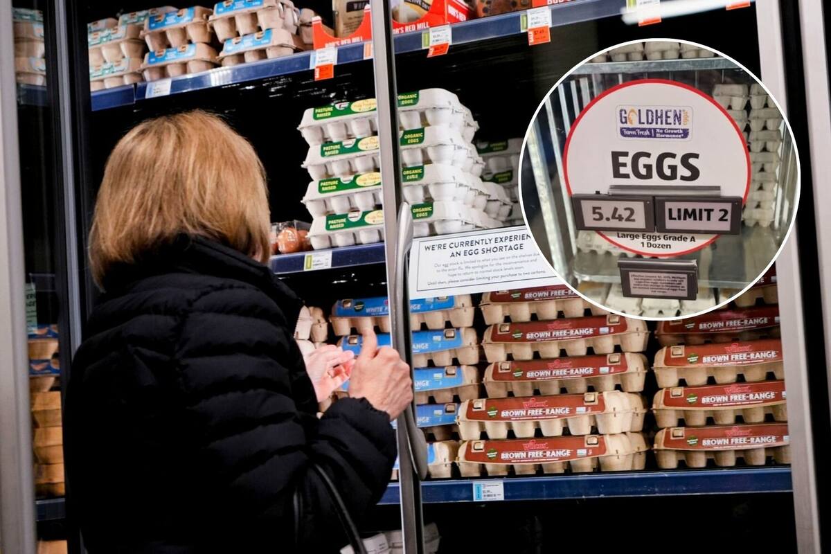 Varias tiendas de Estados Unidos impusieron una cantidad máxima de huevos que cada cliente puede comprar