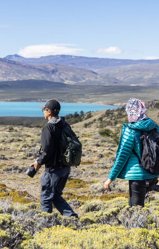 Variedad de escenarios en el PN Perito Moreno