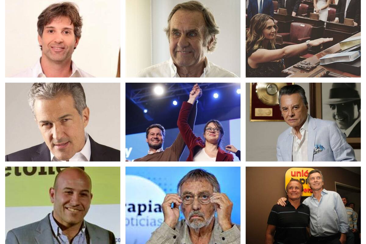 Varios famosos incursionaron en política, pero el éxito no estuvo asegurado en todos los casos