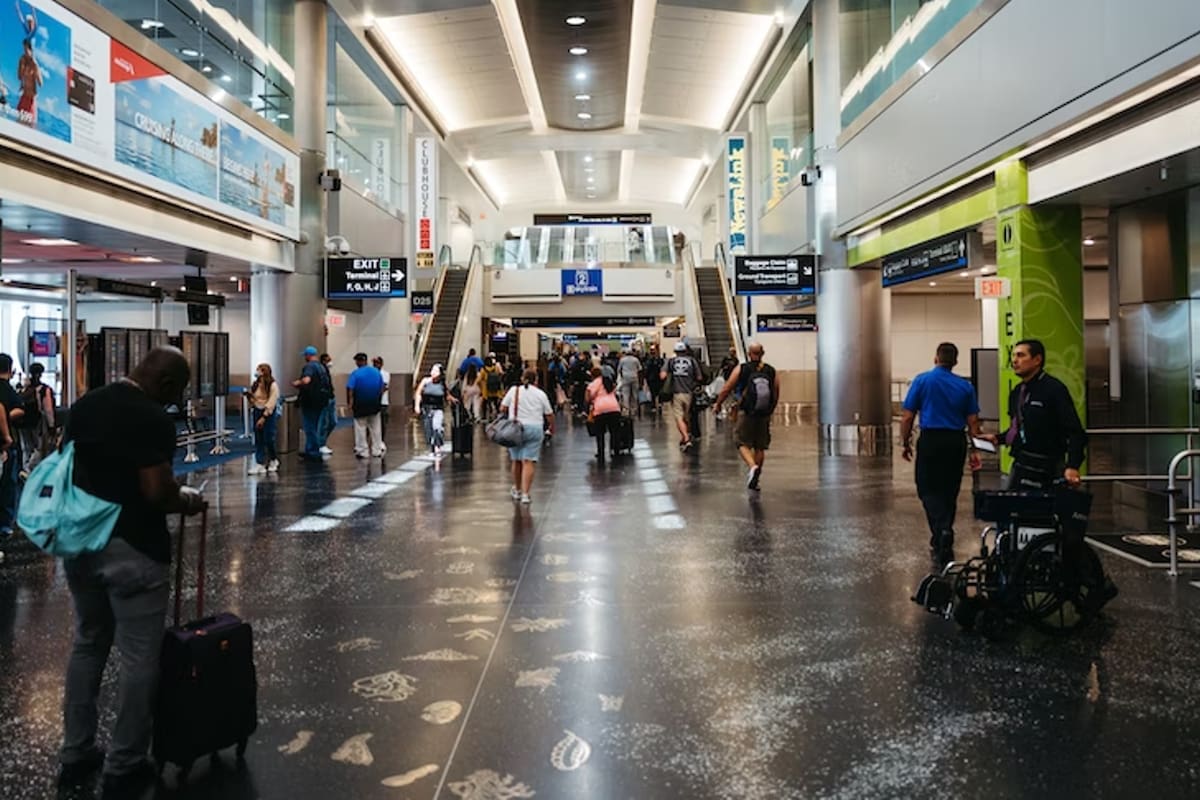 Varios pasajeros terminaron varados en los aeropuertos debido a las cancelaciones y retrasos de vuelos