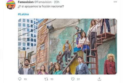 Varios tuiteros decidieron no criticar a La 1-5/18 y apostaron por el apoyo a la ficción nacional