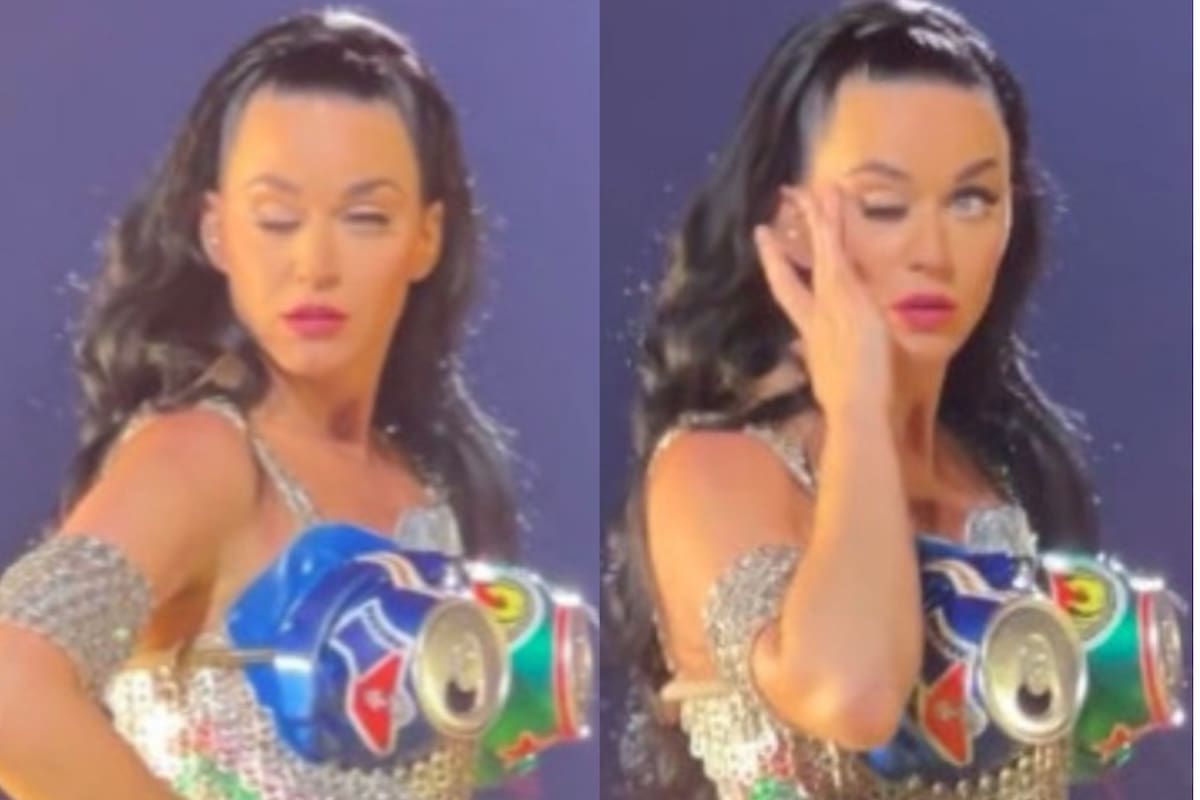 Varios usuarios comentaron que este suceso puede ser indicios de parálisis facial. (Foto: TikTok @katyperrytv)