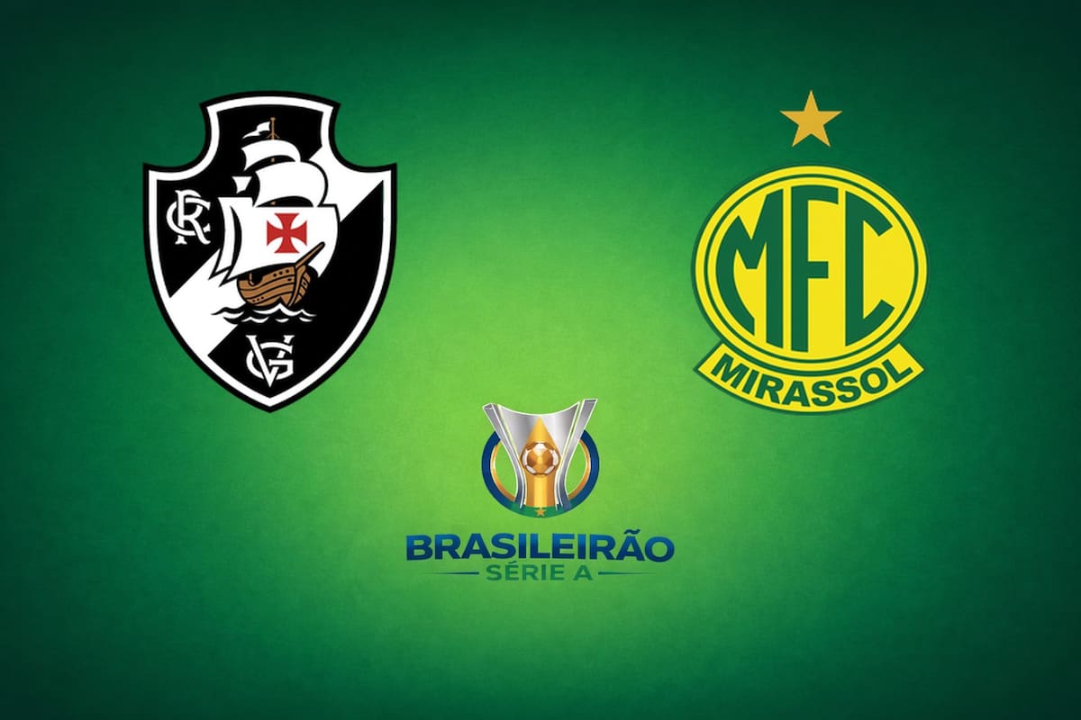 Vasco da Gama vs. Mirassol por el Brasileirao Serie A 2026: día, hora y cómo seguir online