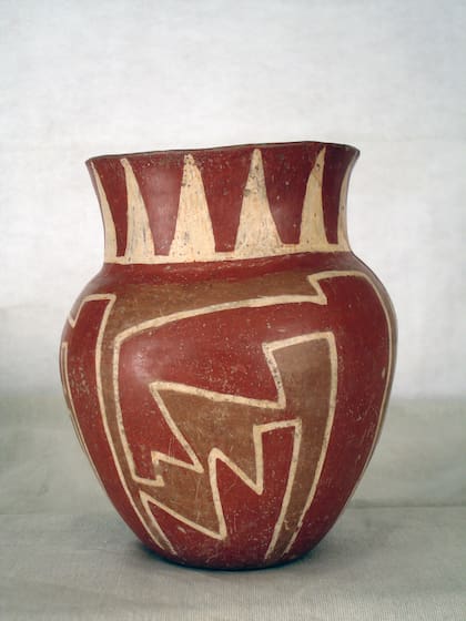 Vaso Prehispánico de la colección permanente recientemente incluida a partir de la nueva restructuración del Museo Nacional de Bellas Artes.