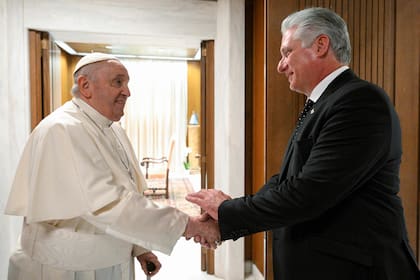El Papa recibe a Díaz-Canel en el Vaticano