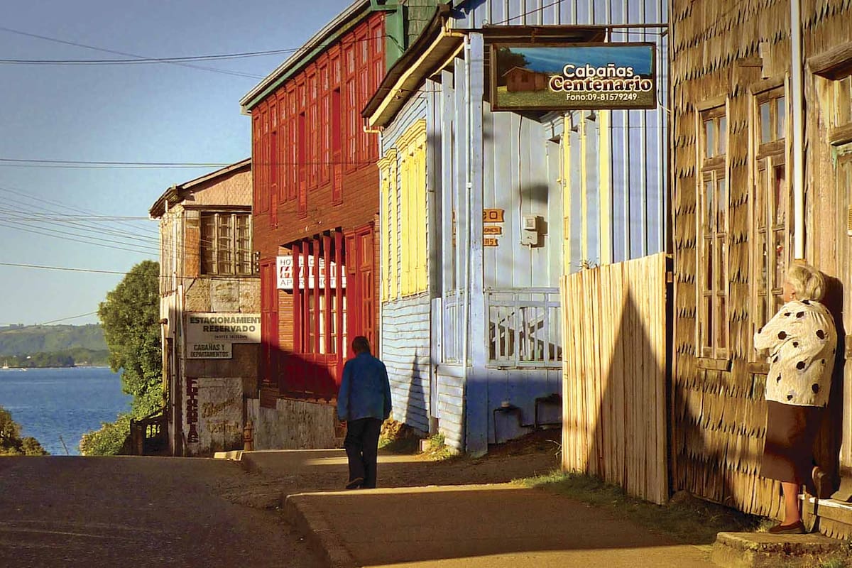 Vecinas de Chonchi en Chiloé