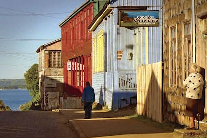 Vecinas de Chonchi en Chiloé