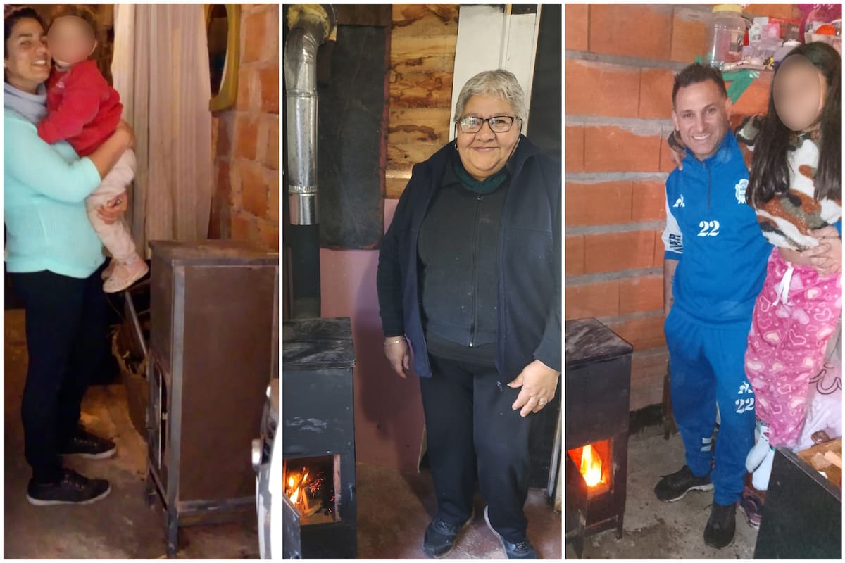 Vecinos de barrios populares de Mar del Plata reciben estufas sociales realizadas por un conjunto de organizaciones, ingenieros, investigadores del Conicet, empresas y trabajadores locales