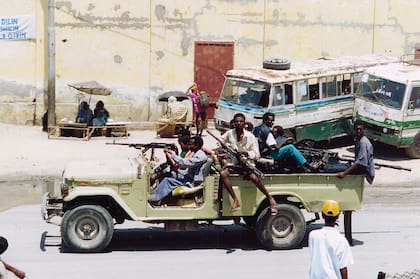 Vehículo de combate improvisado en Mogadiscio (Wikipedia)
