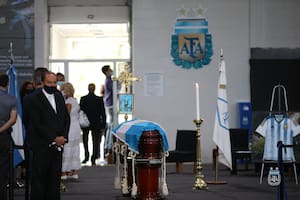 Velatorio de Alejandro Sabella en AFA.