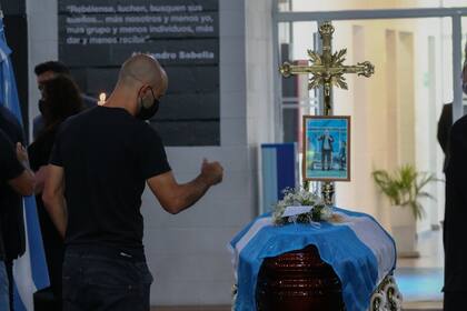 Velatorio de Alejandro Sabella en AFA.