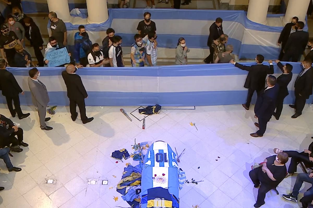 Velatorio de Diego Maradona