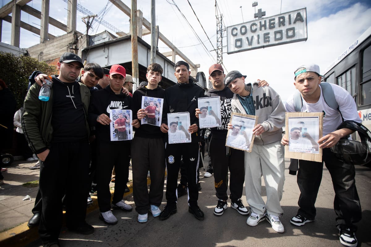 Velatorio de Elías David Ojeda, de 23 años, asesinado por dos motochorros en José C. Paz