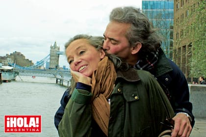 Vemos al cantante y a la madre de sus cuatro hijos juntos en Londres, en uno de los últimos retratos de la pareja antes de que ella enfermara.