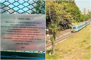 Venció el cáncer, dejó una placa en el puente que cruzaba todos los días y se volvió viral