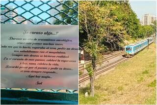 El cartel viral en un puente de Colegiales que generó una ola de reacciones en las redes: “Recordá pedir tu deseo”