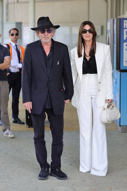 Venecia, repleta de estrellas: Tim Burton y Monica Bellucci viajaron a Italia y también forman parte del icónico festival de cine
