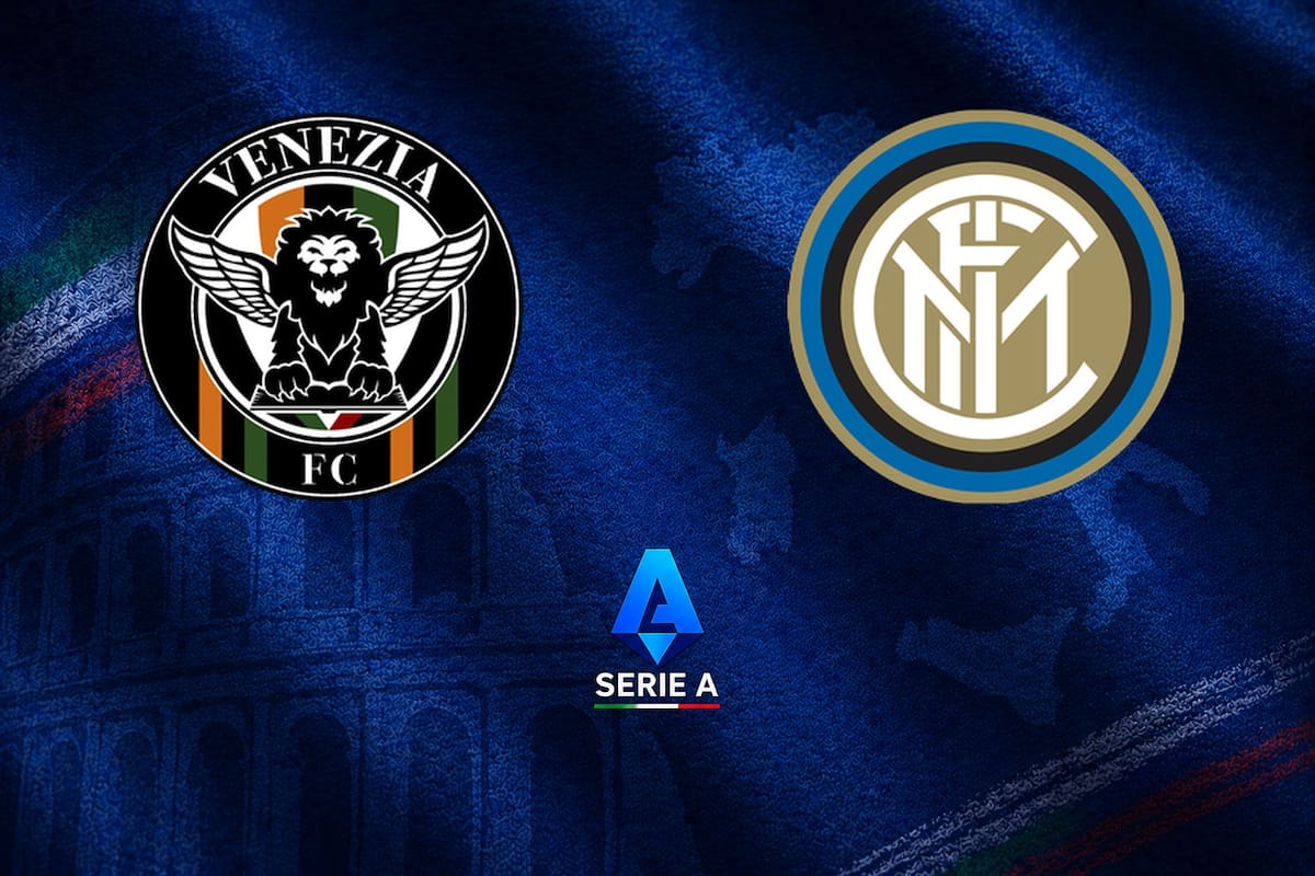 Venezia y Internazionale disputaron uno de los encuentros de la jornada del fútbol italiano