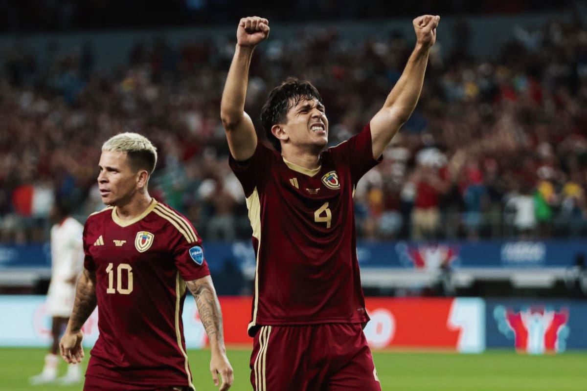 Venezuela se ubica en el séptimo lugar de las clasificatorias de Conmebol rumbo al Mundial 2026 (X @SeleVinotinto)