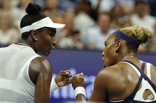 Serena y Venus Williams pierden el ballottage de su partido de regreso al US Open