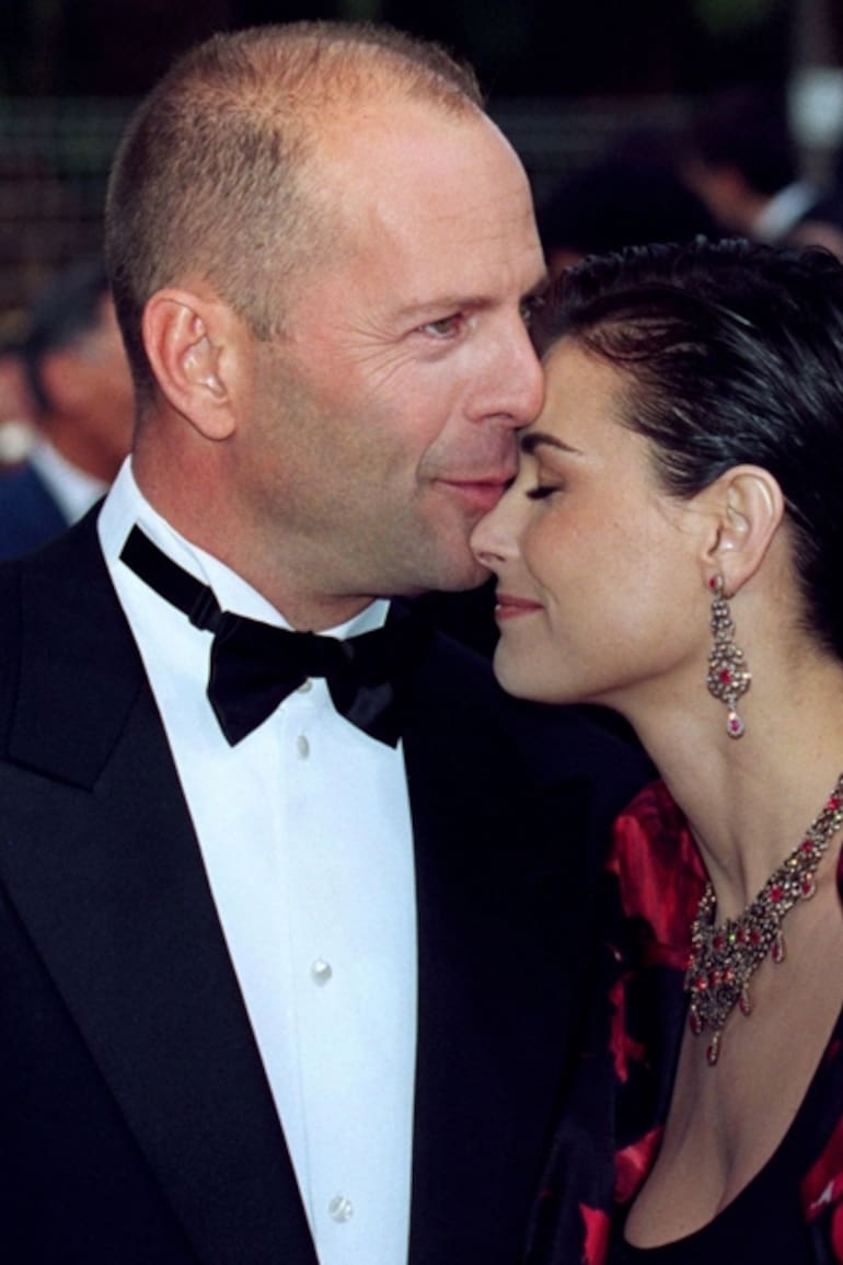 Bruce Willis y Demi Moore, una historia de amor que se resignificó con el tiempo y pasó a convertirse en una gran amistad
