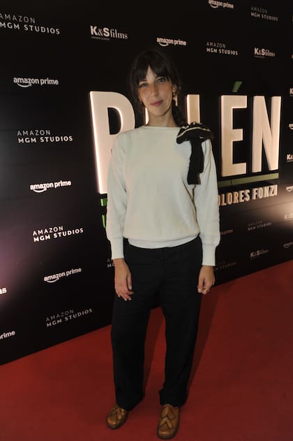 Vera Spinetta también dijo presente en el preestreno de la película que estará disponible en cines a partir de este jueves