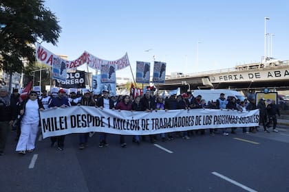 Verdurazo en Plaza de Mayo