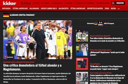"Vergüenza": los medios de Alemania no dan crédito a la eliminación del Mundial ante Paraguay.