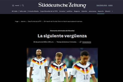 "Vergüenza": los medios de Alemania no dan crédito a la eliminación del Mundial ante Paraguay.