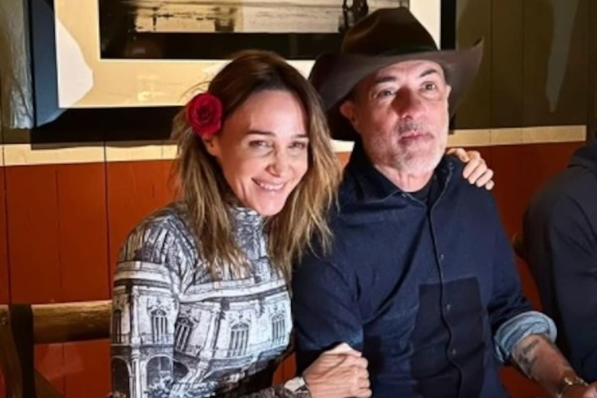 Vero Lozano junto al Corcho Rodríguez en sus vacaciones, antes del accidente