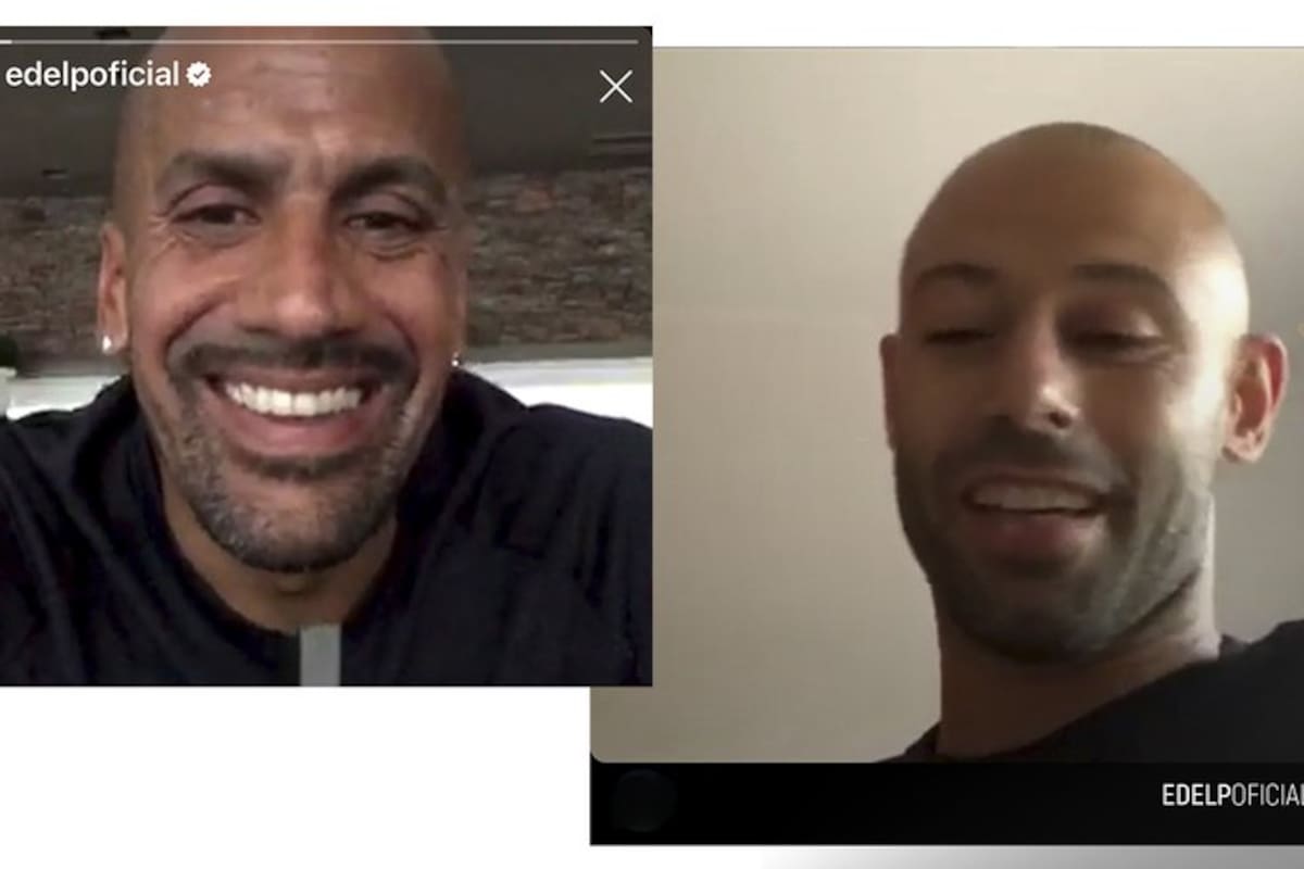 Verón entrevista a Mascherano en la cuenta de Instagram de Estudiantes