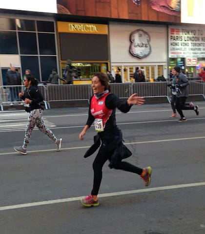 Verónica compartía fotos de sus competencias en sus redes sociales