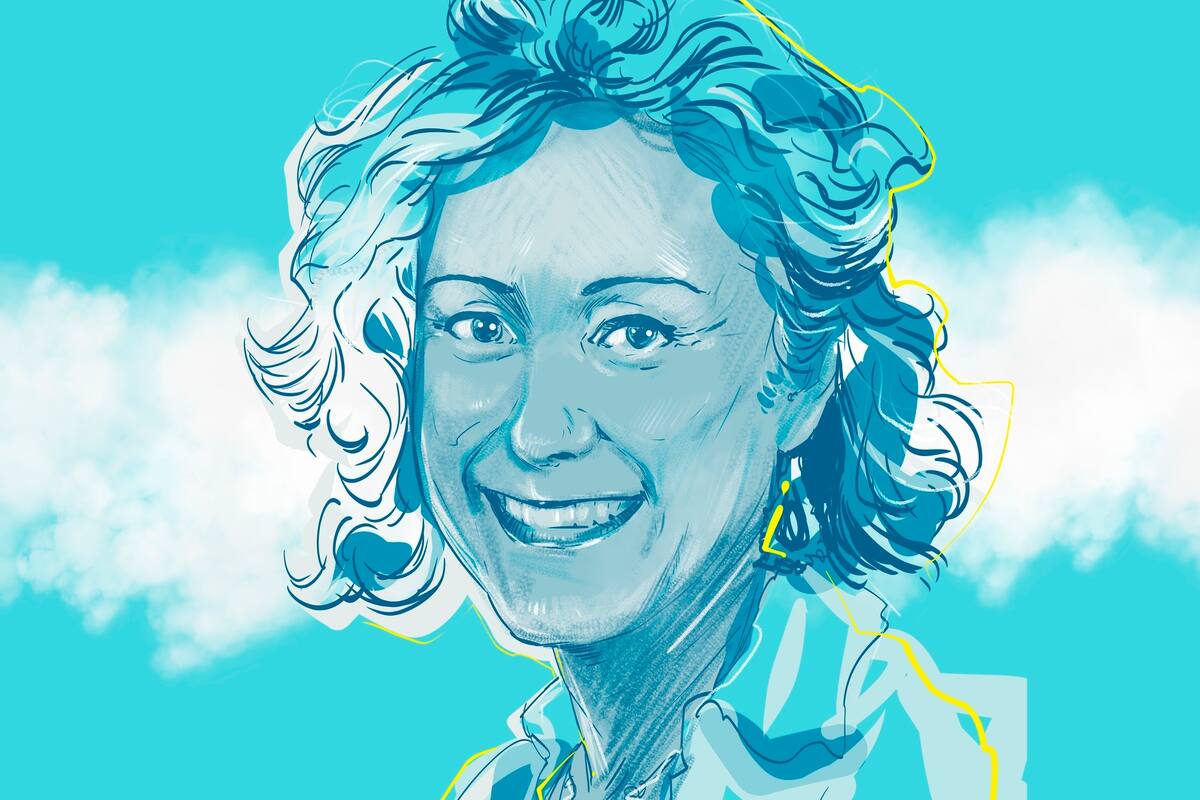 “Verónica Dahl, madre fundadora de la programación lógica”, por el ilustrador Sebastián Navas, parte del proyecto “A Computer of One’s Own”