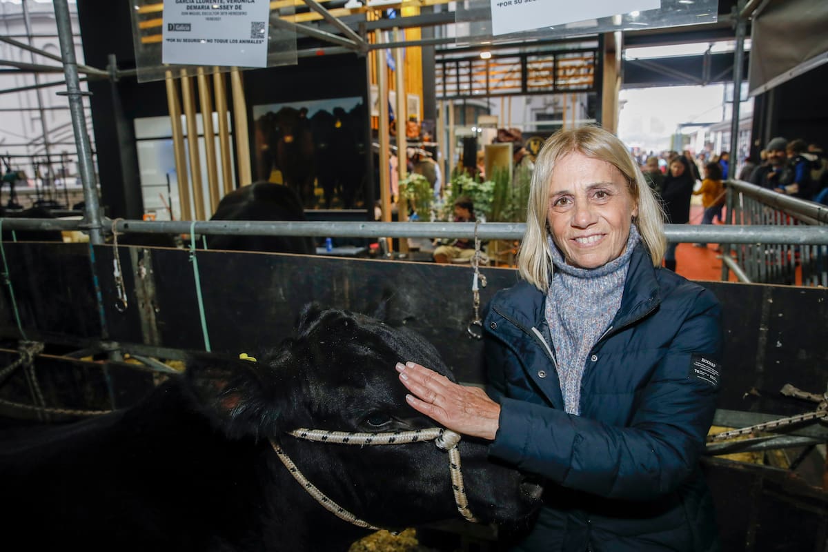 Verónica Demaría de García Llorente en la Exposición Rural de Palermo