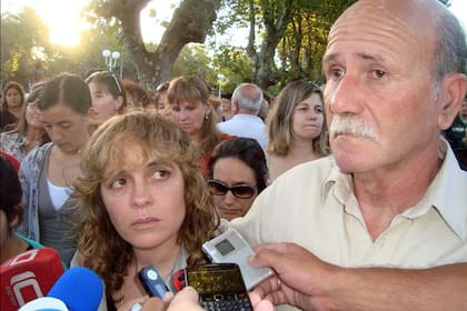 Verónica González y Carlos Bustamante, en 2011
