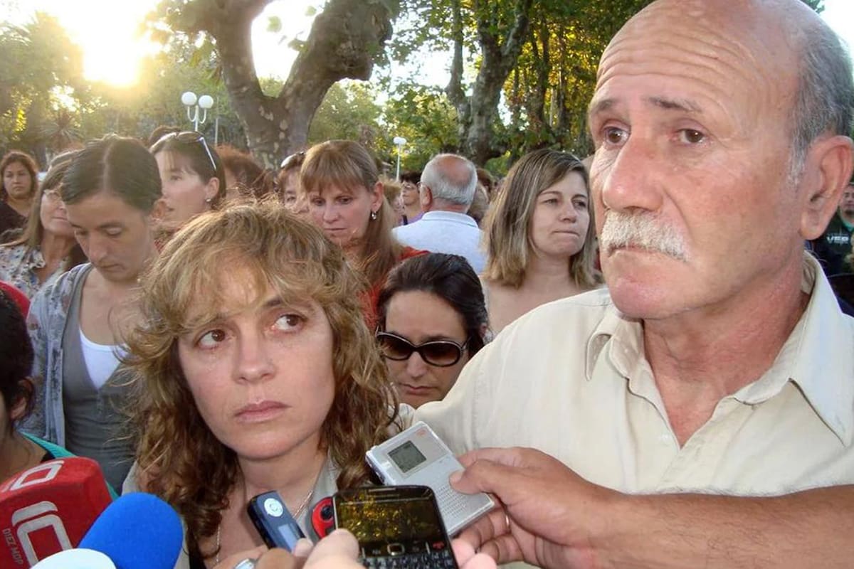 Verónica González y Carlos Bustamante, en 2011