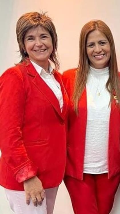 Verónica Lía Crosa (izquierda) y Bibiana Rubilar, durante el 48° Congreso Argentino de Cardiología