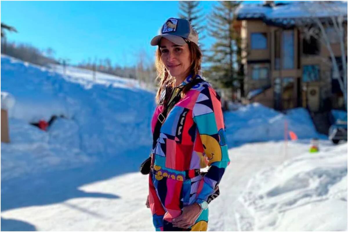 Verónica Lozano se accidentó mientras disfrutaba de sus vacaciones en Aspen, Estados Unidos