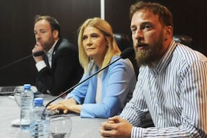 Vérónica Magario y Federico Otermín